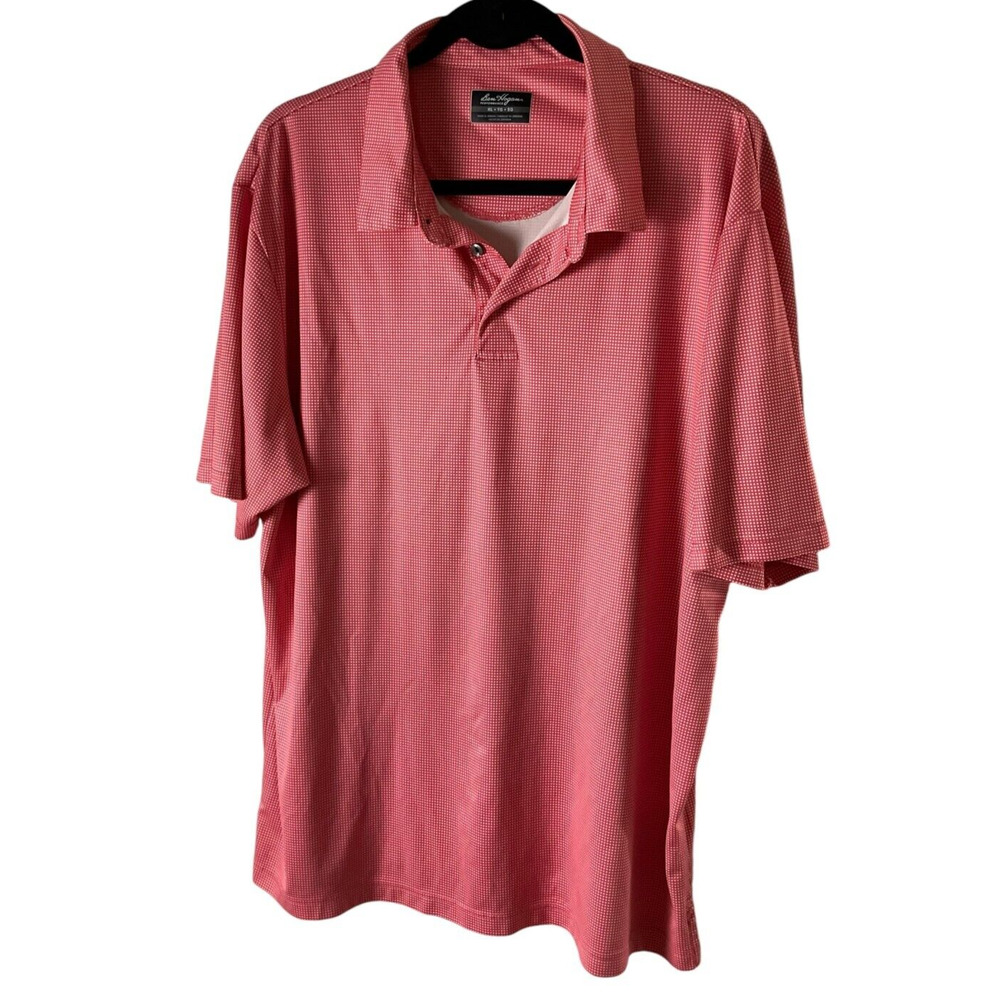 Ben Hogan Performance Polo Shirt XL Red Microcheck Golf‎ Shirt